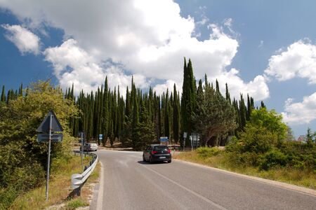 Tuscany landscape - Italyの写真素材