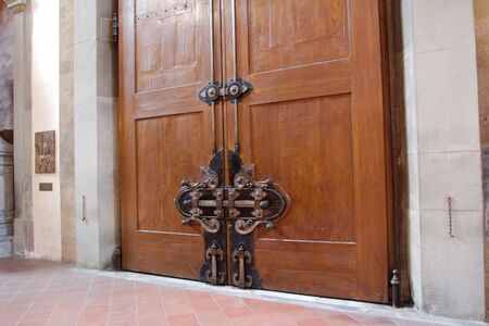 Church of Santa Croce - Florence, Tuscany, Italyの写真素材