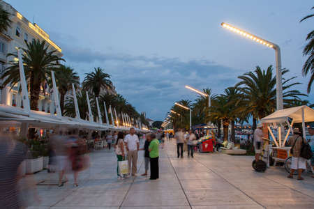 Promenade - Split, Croatiaのeditorial素材