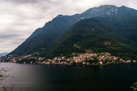 Lake Como, Veleso - Italyの写真素材