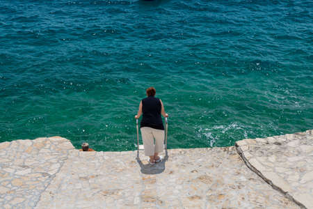 Beach - Ciovo Island, Okrug Gornji - Croatiaの写真素材