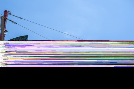 Bridgeport, California - July 12, 2019: Sign for Kens Sporting Goods, a famous retro sign in downtown Bridgeport CAのeditorial素材