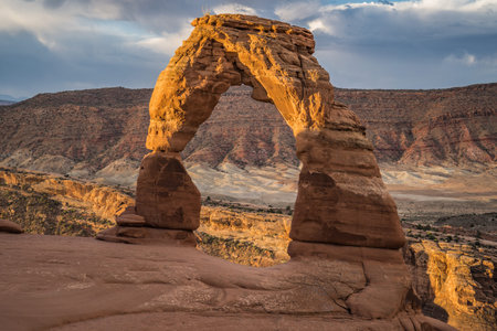 Sunrise at Delicate Arch in Utah