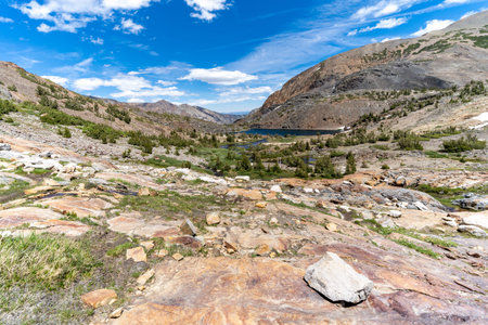 20 Lakes Basin backpacking and wilderness hiking the California Eastern Sierra Nevada Mountains in...
