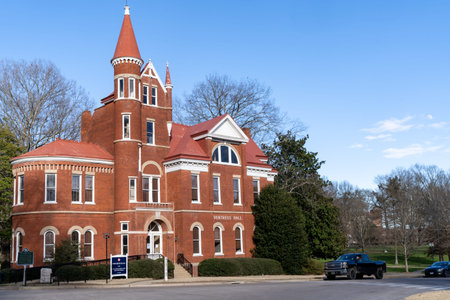 Oxford, Mississippi - January 13, 2021: Ventress Hall on the Ole Miss campus, also known as the...
