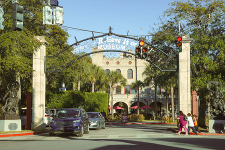St. Augustine, Florida - December 28, 2022: Entrance to the Ripleys Believe it or Not Museum in the historic districtのeditorial素材