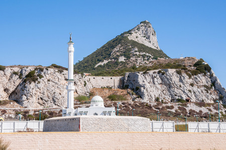 The Mosque on Gibraltar located at Europa Pointの写真素材