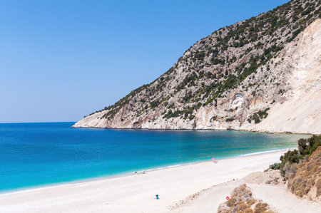 Beautiful Myrtos beach on Kefalonia Island, Greece
