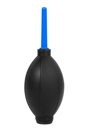 Air blower for cleaning the camera sensor isolated on white background with clipping path