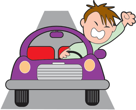 Angry Driverのイラスト素材