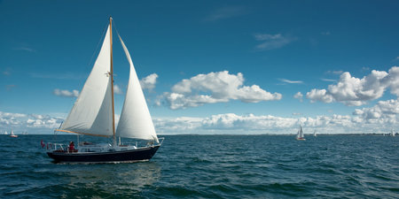 sailing boat on the sea