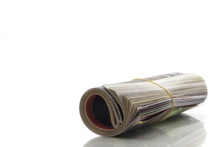 Roll Of Newspaperの写真素材