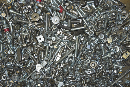 Unsorted Screws, Brackets And Nutsのeditorial素材