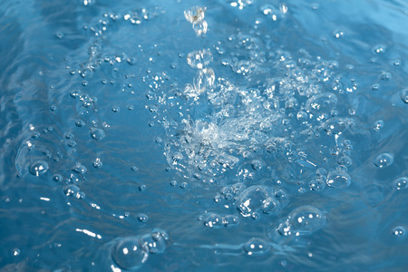 Water drop and water bubbles texture for backgroundの写真素材