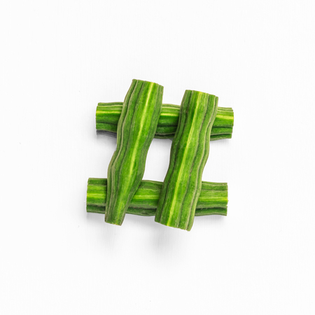 Monriga drumstick hashtags social sign on white background.の写真素材