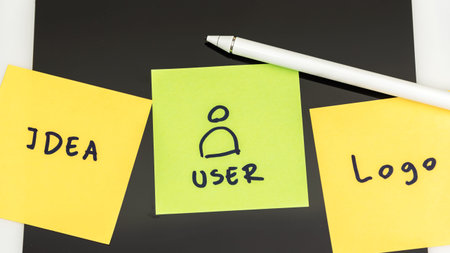 Developing wireframe UX/UI mobile application design for mobile user experience.
