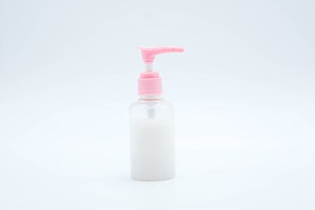 Covid19 pandemic, conceptual shoot, wash hands using hand sanitizer or soap.の写真素材