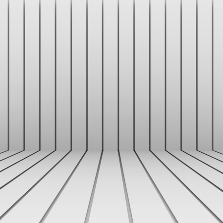 Light boards stacked on the wall and the floor. Perspective view.の写真素材