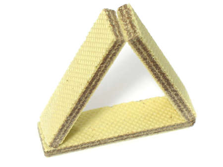 Wafers on white backgroundの写真素材