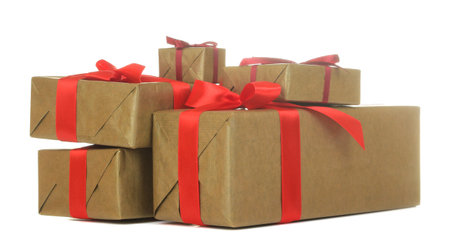 Gift boxes. gifts on a white isolated background. Holidays. Valentine's Day. women's day. mother's...