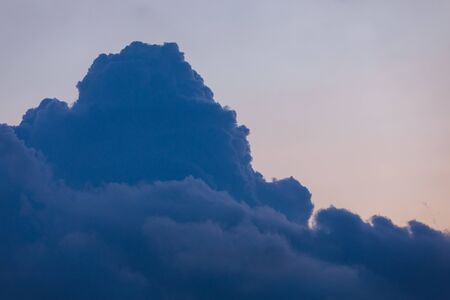 Sky and clouds. Clouds out of the sun's sunshine.の写真素材