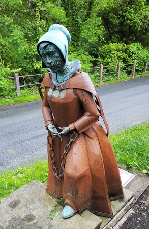 Alice Nutter was one of the group of people tried for murder after being accused of using witchcraft 400 years ago.のeditorial素材