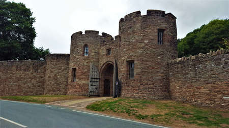 Beeston castle ruins, cheshire England.のeditorial素材