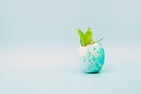 A sprouting from an Easter egg