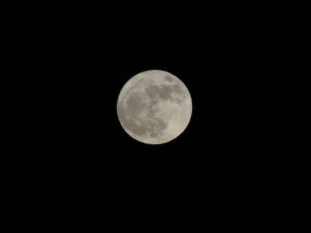 Full moon in supermoonの写真素材