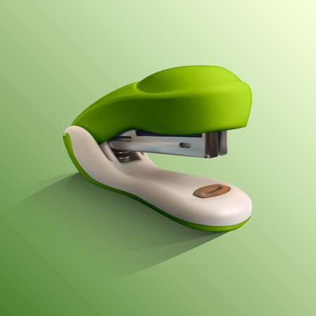 Realistic vector illustration of staplerのイラスト素材