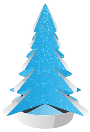 abstract christmas tree のイラスト素材