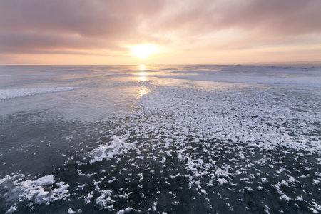 Bright winter landscape / bright winter photo beautiful warm day Ukraine
