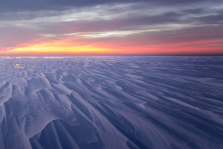 Bright winter landscape / bright winter photo beautiful warm day Ukraineの写真素材