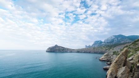 Novyi` Svet Crimea day trekking / beauty of nature in daylightの写真素材