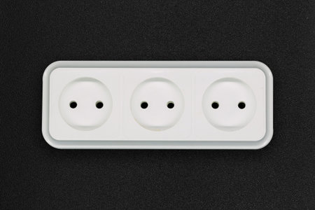 socket on grey Monet / minimalist background photo textured background