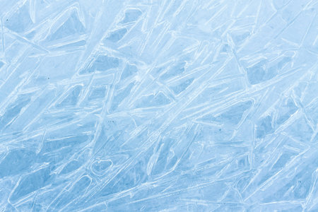 texture ice winter patterns / background photo fancy patterns on ice