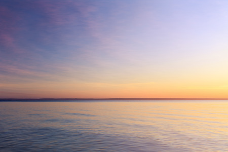 interesting sky summer landscape dawn / early morning before sunriseの写真素材