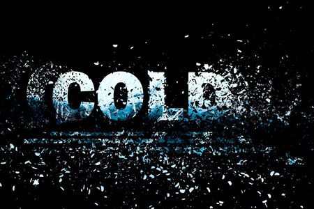 cold abstract background illustration / design element artの写真素材