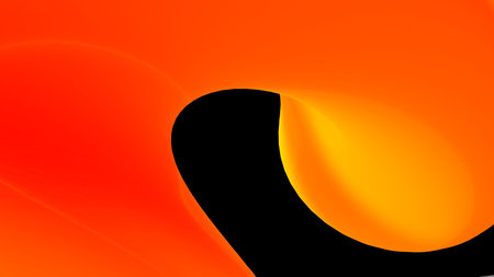 abstract line 3d shape, background illustration indeterminate shape perspective