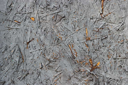 the texture of wood chips, with pressed gray chipsの写真素材