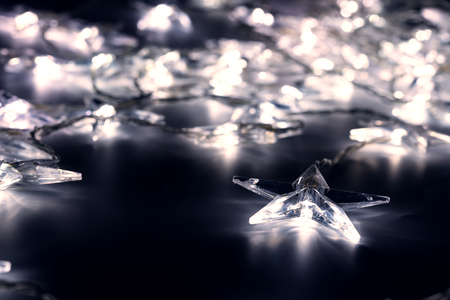 Garland with starsの写真素材