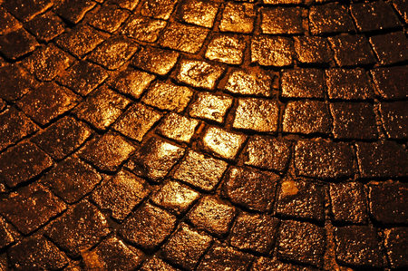 Wet Cobble Stones
