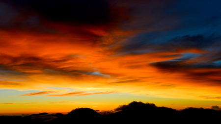 Sunrise in yushan national park Sunrise in yushan national park