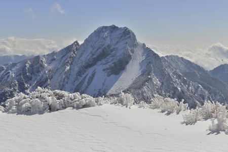 Yushan in Taiwan.の写真素材