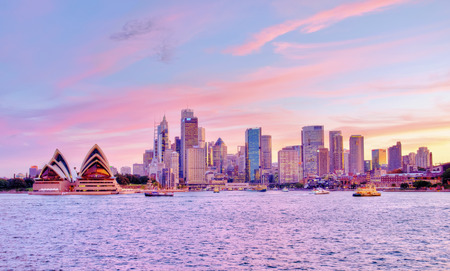 Sydney Pink Sunsetのeditorial素材