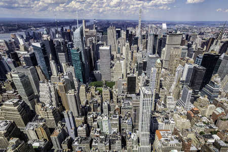 Nice view of Midtown in New York City, New York, USA, 06/30/2017の写真素材