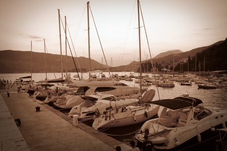 Yacht parkingのeditorial素材