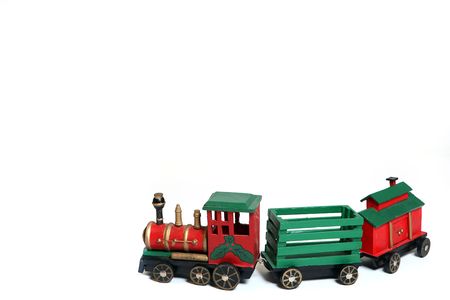 Christmas Trainの写真素材