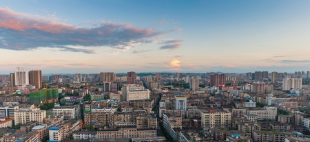 Shaoyang Hunan panoramaのeditorial素材