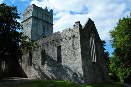 Ireland, Co Kerry, Muckross Abbey, Killarneyの写真素材
